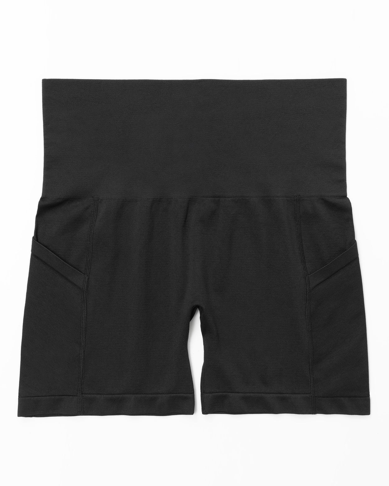 High Waist Biker Shorts with Pockets Tummy Control