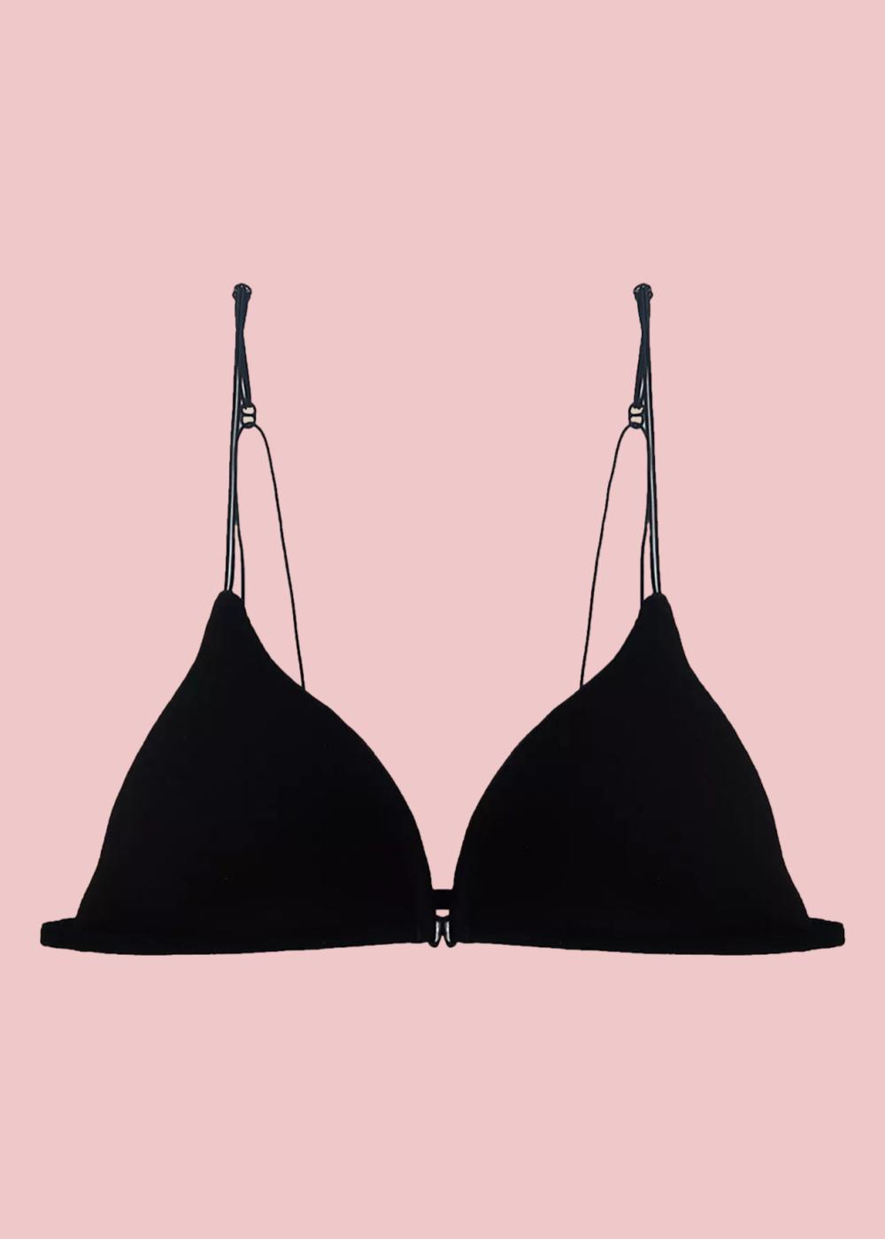 french front button underwear bra
