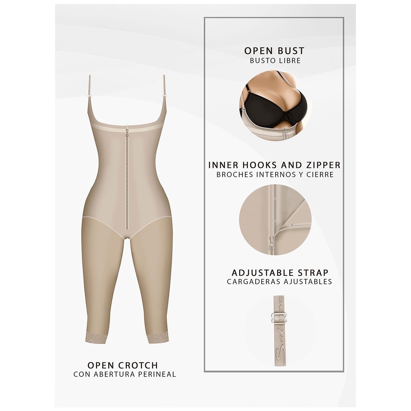 Post Surgery Postpartum Butt Lifter Full Bodysuit