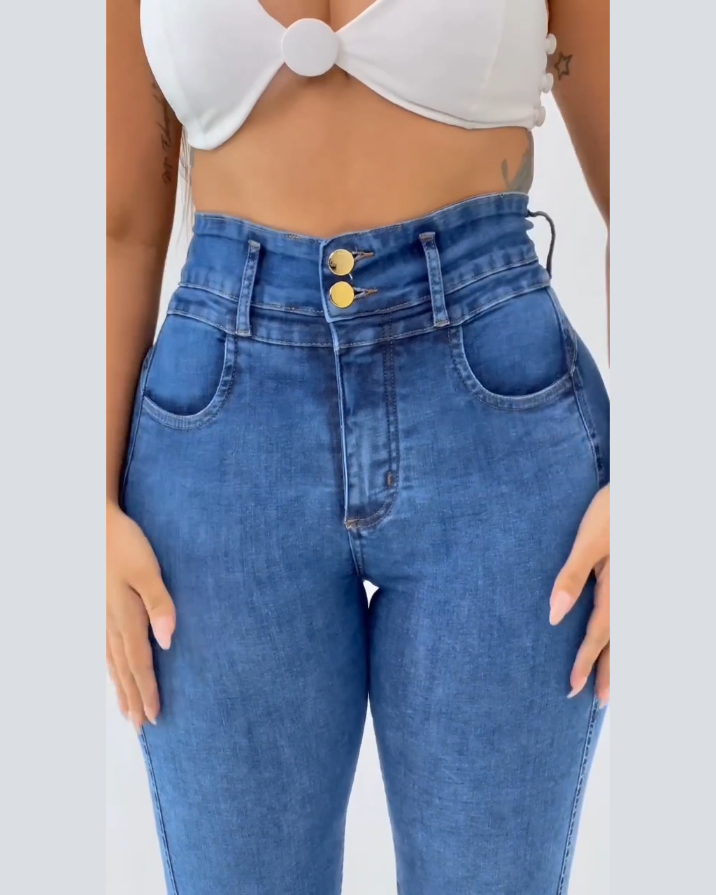 High Rise Skinny Jeans