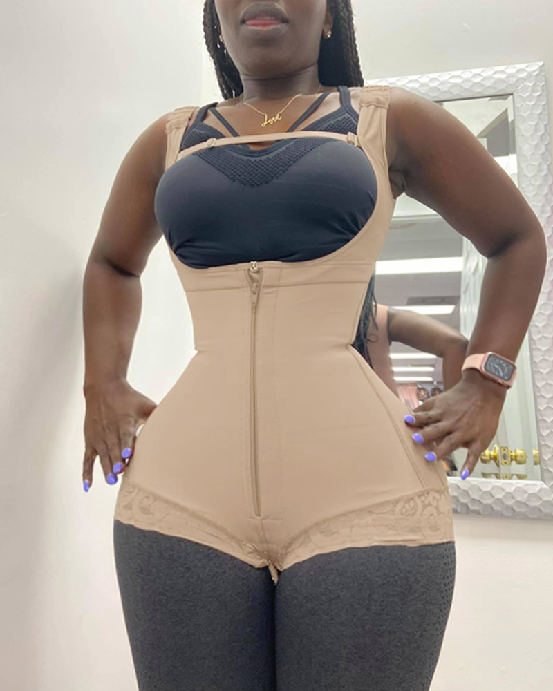 Women Double Compression Garment Adjustable Straps ——achieve an Hourglass Figure