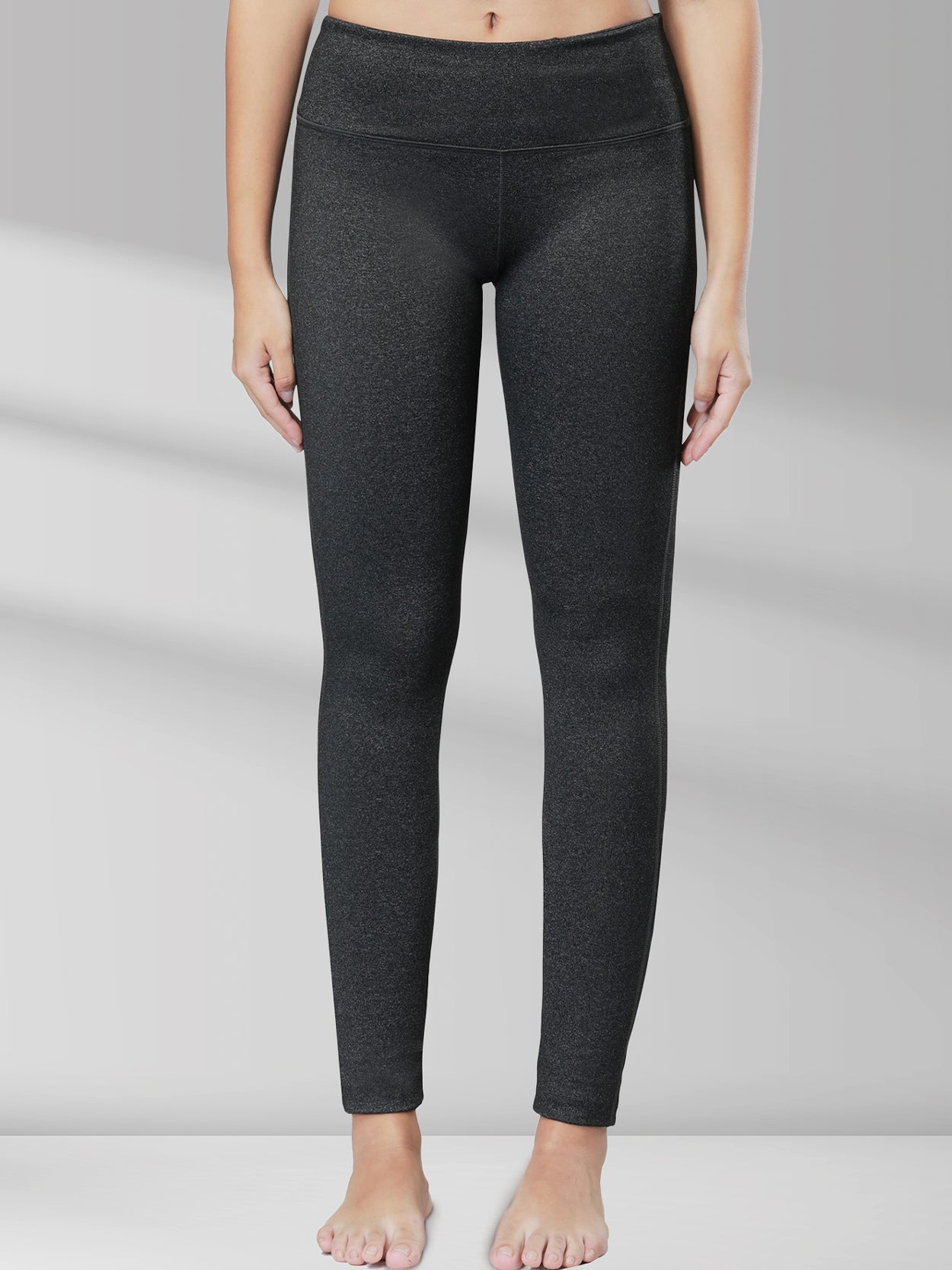 Full Length Yoga Pants Sports Leggings Grey