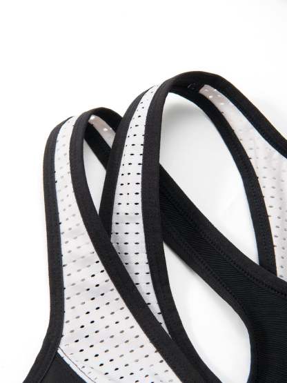 Zip Front Sports Bra High Impact Workout Bra