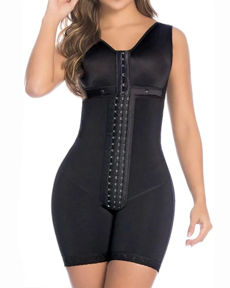 Women's Tummy Control Shapewear High Compression Faja Bodysuit Postpartum-Curvy-Faja