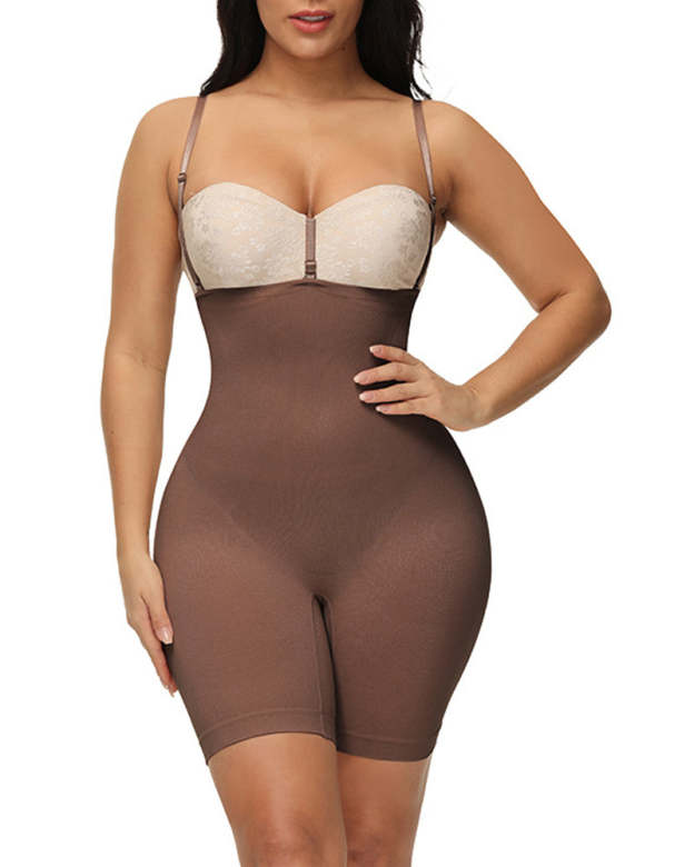 Seamless Stretch High Waist Tummy and Hip Lift Shapewear-Curvy-Faja