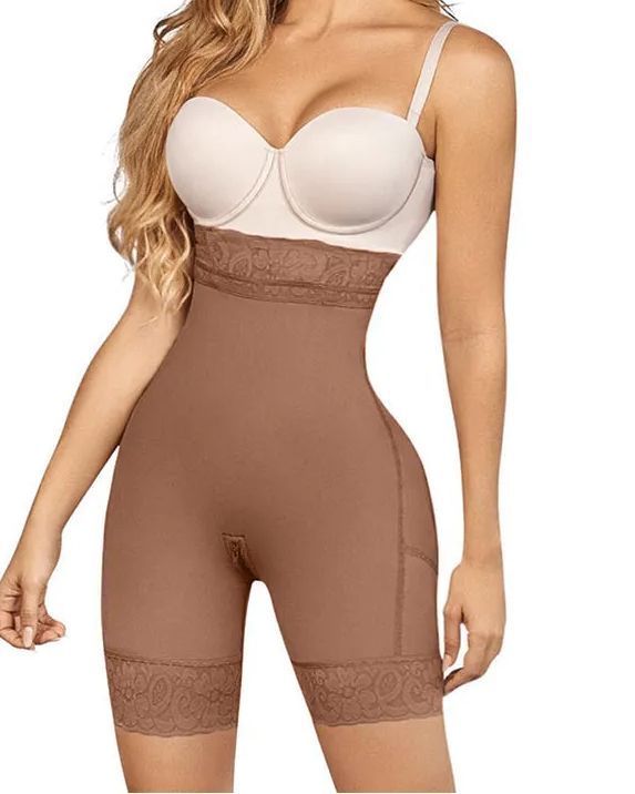 Women Butt Lifter High Waist Hip Enhancer Pads Underwear Shapewear Lace Padded Control Panties-Curvy-Faja