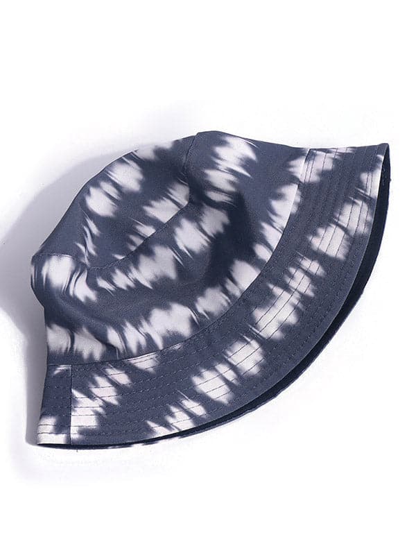 FOLDABLE STARRY SKY OIL PAINTING DOUBLE-SIDED FISHERMAN HAT-Curvy-Faja