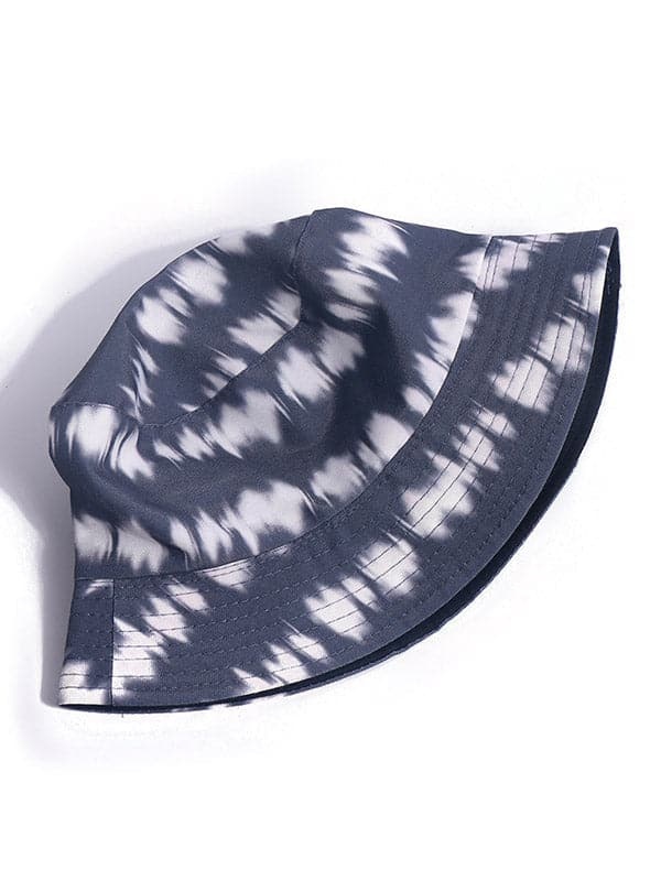 FOLDABLE STARRY SKY OIL PAINTING DOUBLE-SIDED FISHERMAN HAT-Curvy-Faja