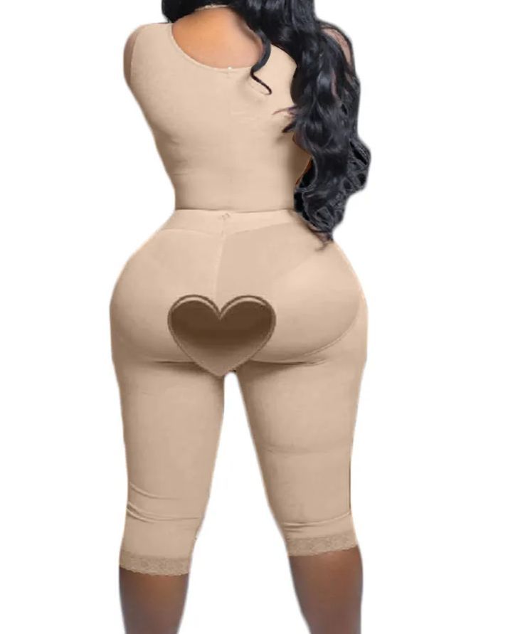 Full Body Support Arm Compression Shrink Your Waist With Built In Bra -Curvy-Faja