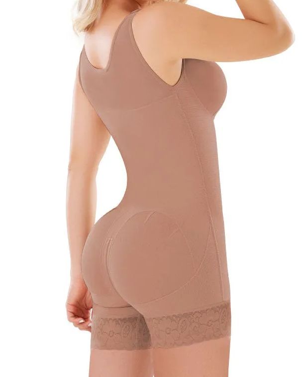 Women's Chest Sleeveless Bodysuit-Curvy-Faja