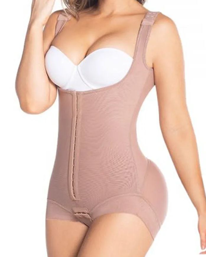 Double Abdominal Reinforcement Fastening For Improved Handling And Fit Soft Stemless Cups -Curvy-Faja