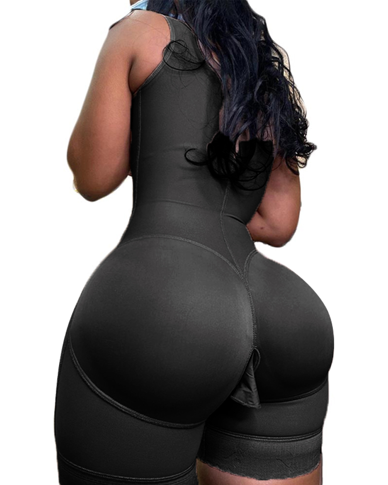 Sculpting & Snatched Full Body Shape Wear Open Bust Tummy Control-Curvy-Faja