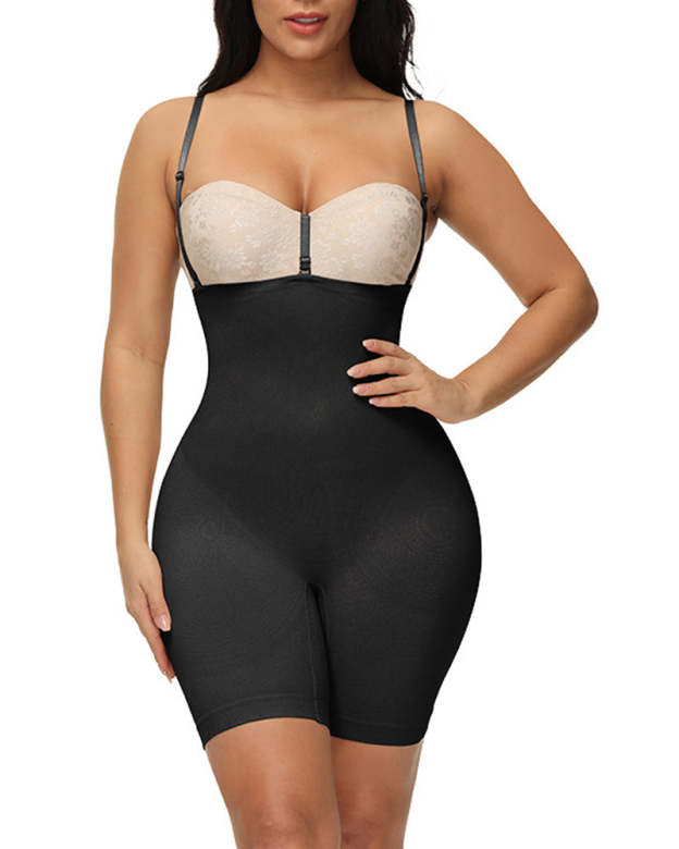 Seamless Stretch High Waist Tummy and Hip Lift Shapewear-Curvy-Faja