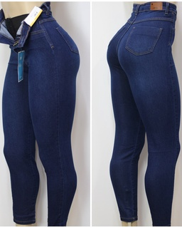 Jeans High Waist With Super Lipo Spandex-Curvy-Faja