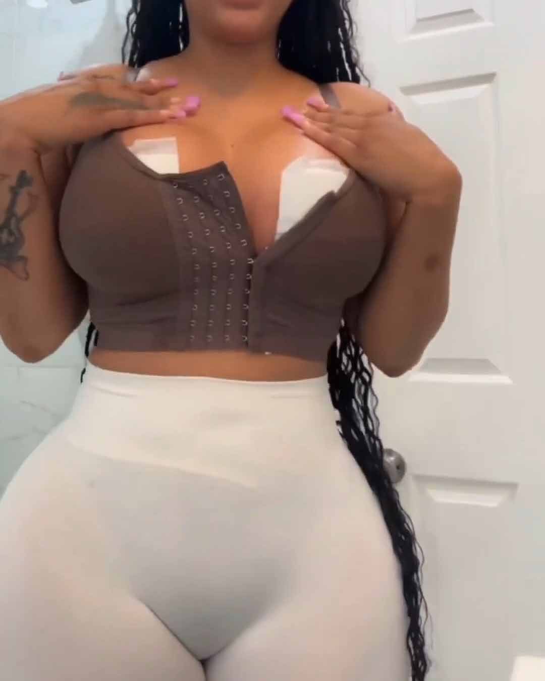 Custom Surgical Bra Thin Straps