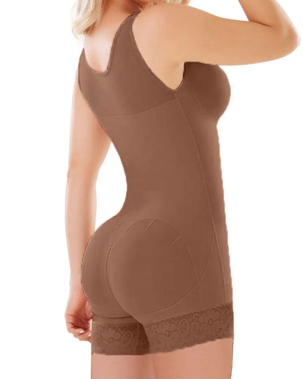 Women's Chest Sleeveless Bodysuit-Curvy-Faja