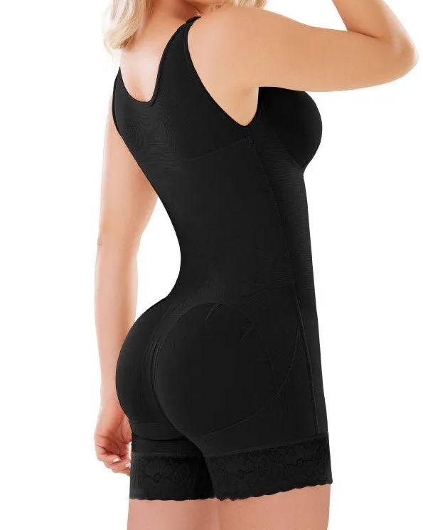 Women's Chest Sleeveless Bodysuit-Curvy-Faja