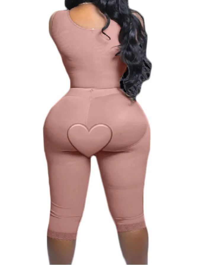 Full Body Support Arm Compression Shrink Your Waist With Built In Bra -Curvy-Faja