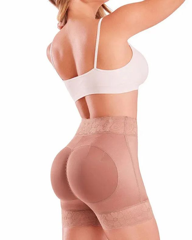 Medium Compression Sculpting Lift Shorts-Curvy-Faja