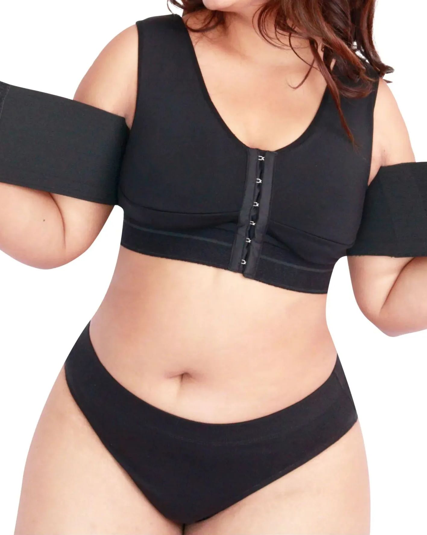 F0029 Faja With Bra and Wide Straps – Rosy's Shapers