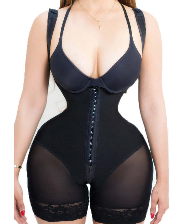 Women's Drawstring Anti-Cellulite Body Shaper -Curvy-Faja