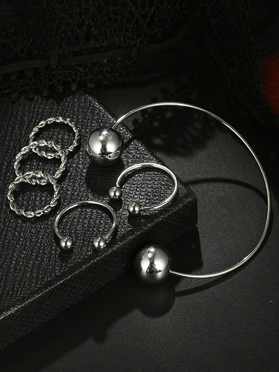 Fashion Vintage Aolly Rings Accessories-Curvy-Faja