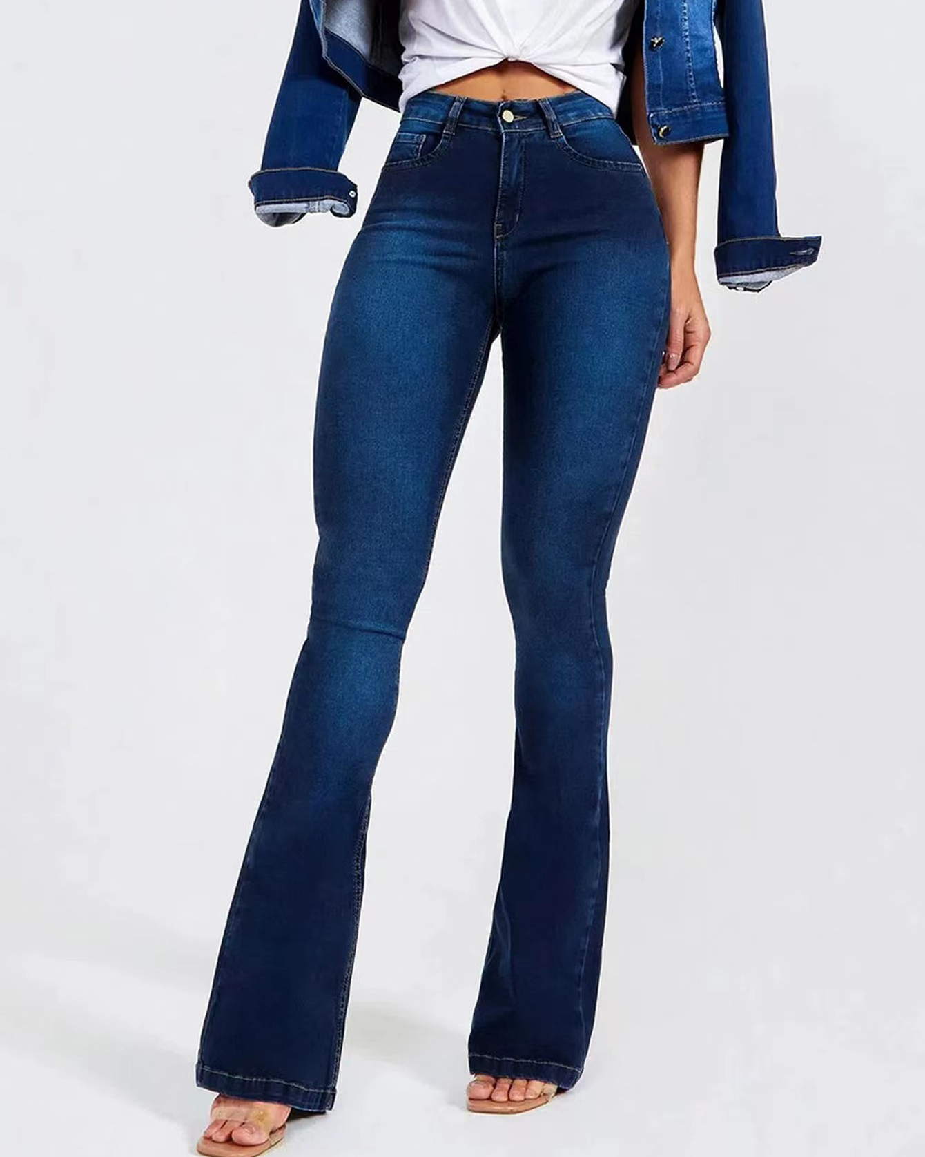 Curvy-faja on Instagram: Solid Color Skinny Jeans For Women