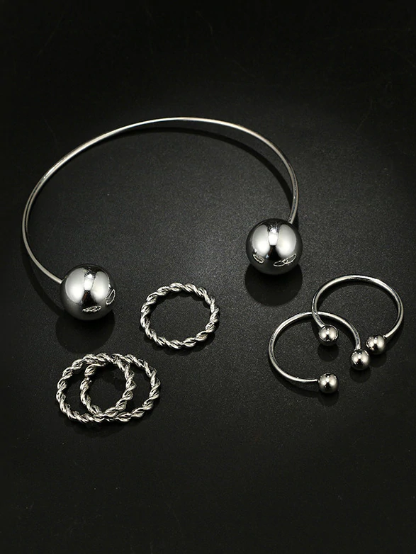 Fashion Vintage Aolly Rings Accessories-Curvy-Faja