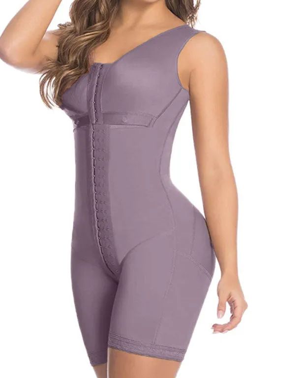 Women's Tummy Control Shapewear High Compression Faja Bodysuit Postpartum-Curvy-Faja
