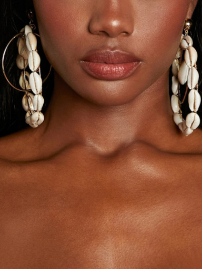 Bohemian Shell Beach Earrings-Curvy-Faja