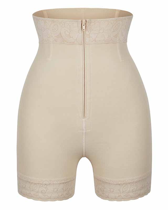 Lace Butt Push Up Tummy Control Shorts