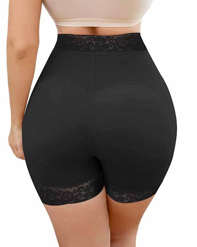 Lace Butt Push Up Tummy Control Shorts