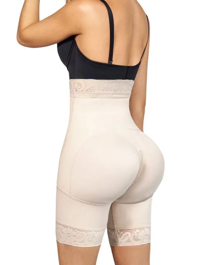 Women Butt Lifter High Waist Hip Enhancer Pads Underwear Shapewear Lace Padded Control Panties-Curvy-Faja