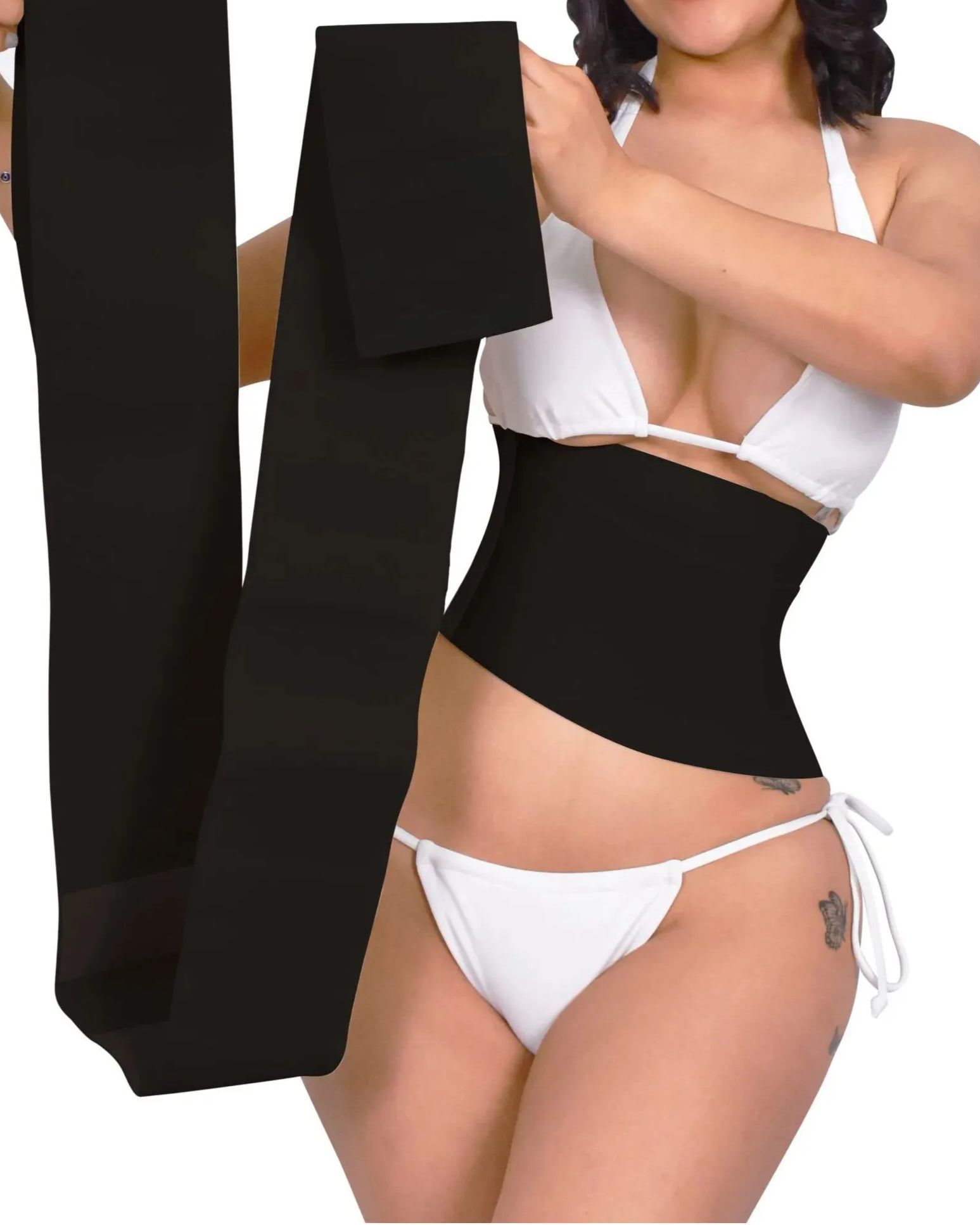 Abdominal Binder Lower Waist Support Belt-Curvy-Faja