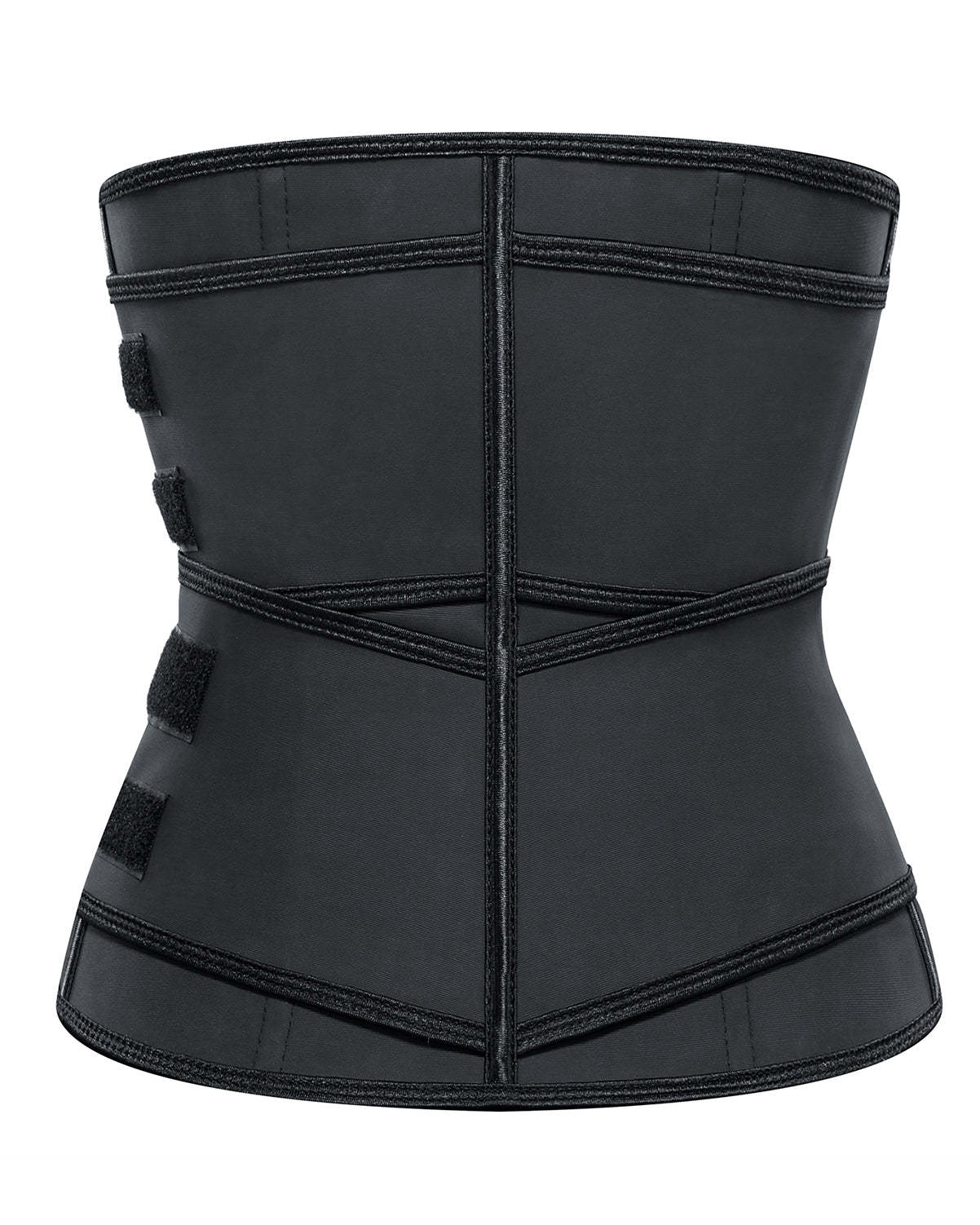 Corset Latex Buckle Waist Corset Belt LATEX Rubber Straps Corset-Curvy-Faja