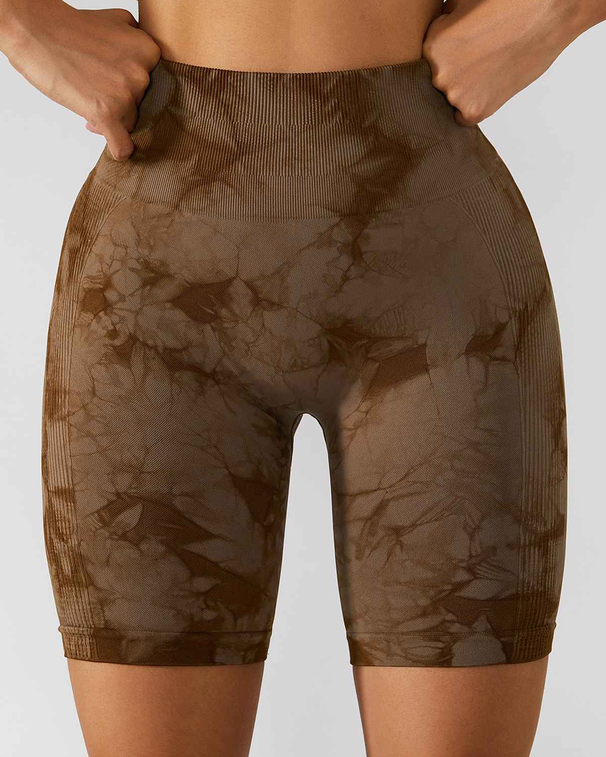 Tie Dye Scrunch Butt Biker Shorts