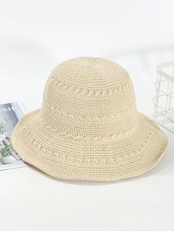 Leisure Solid Sun-Protection Dome Hat-Curvy-Faja