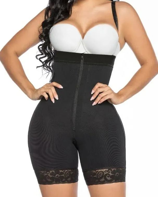 Open Bust Tummy Control Shapewear For Women Postpartum Body Shaper Post Liposuction-curvy-faja