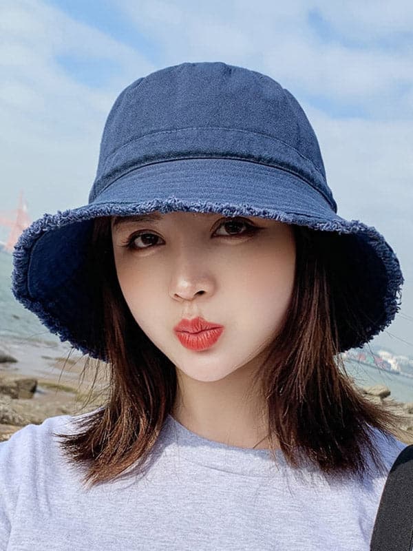 Leisure Solid Bucket Hat