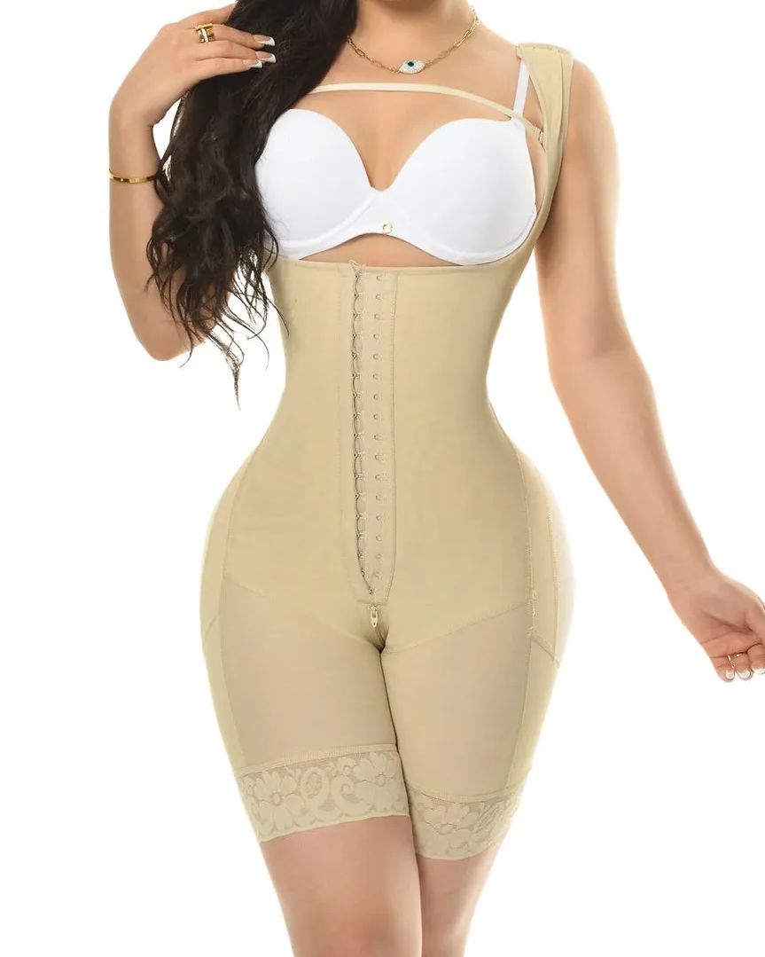 Control Shapewear Tummy Control Bodysuit-Curvy-Faja
