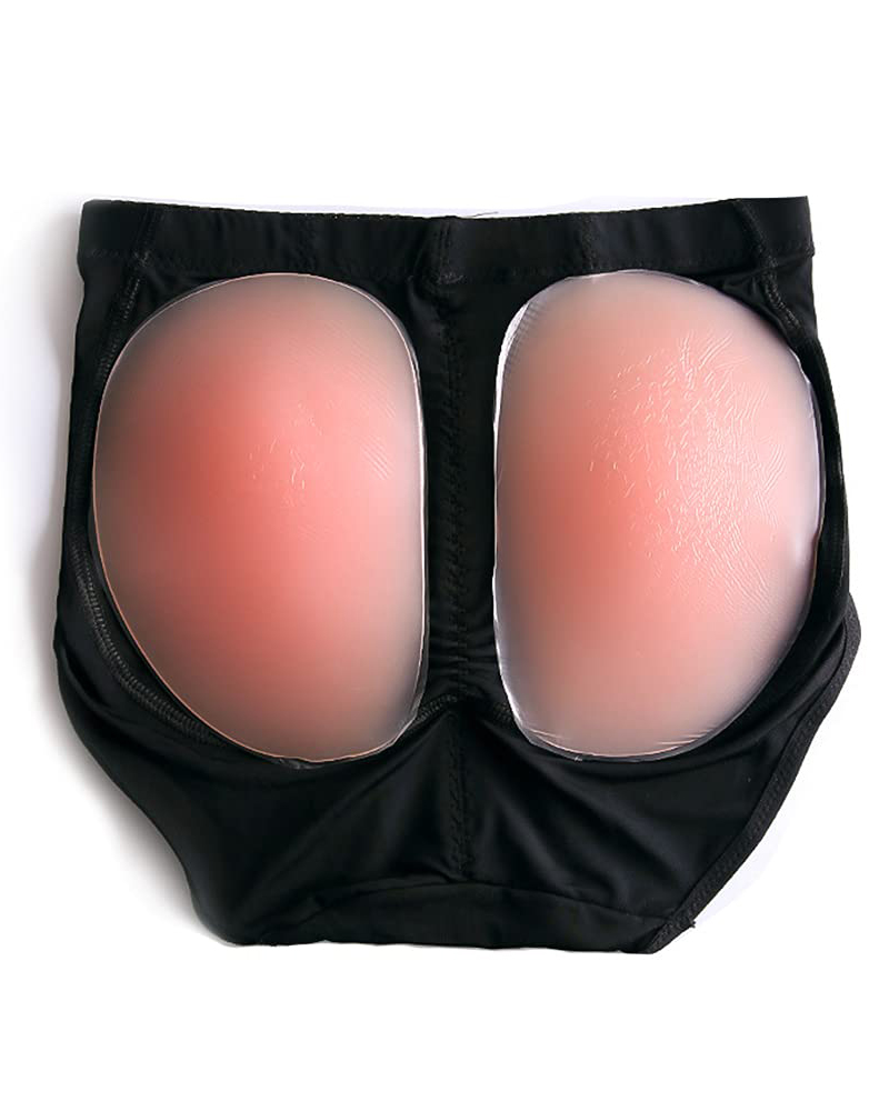 300G Silicone Butt Pads Buttock Enhancer Underwear Silicone Padded Panties for Women-Curvy-Faja