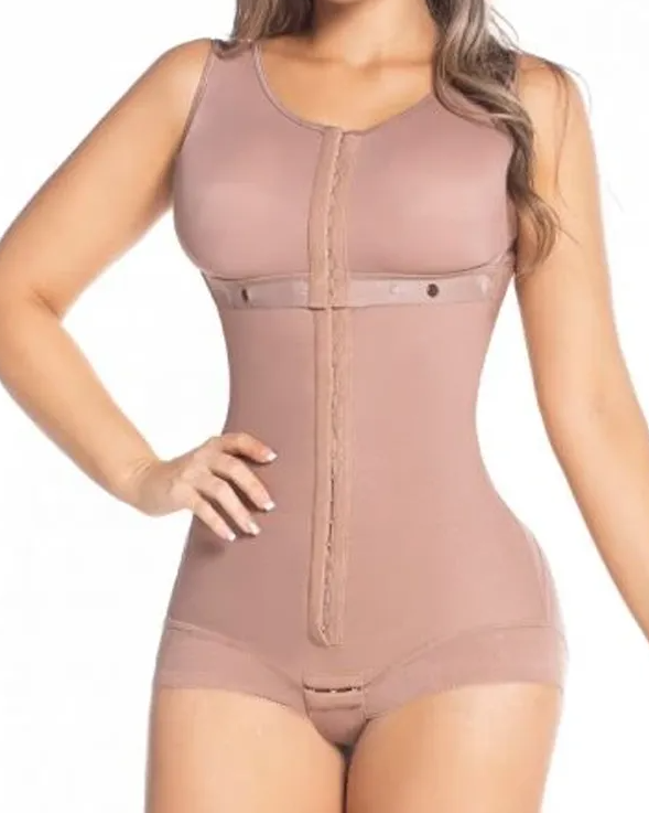 Shapewear For Women Hook And Eye Closure Breast Support Tummy Control Triangle Bodysuit Bodyshaper-Curvy-Faja