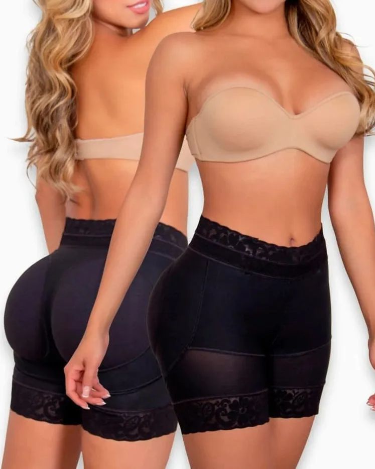 High Waist Seamless Hip Lift Shaper Shorts-Curvy-Faja
