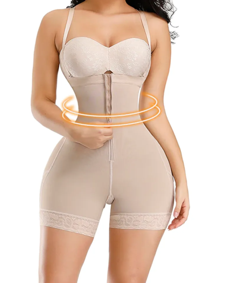 Corset Tummy Control Panties Shapewear For Women Tummy Control Fajas Body Shaper Zipper Open Bust Bodysuit-Curvy-Faja