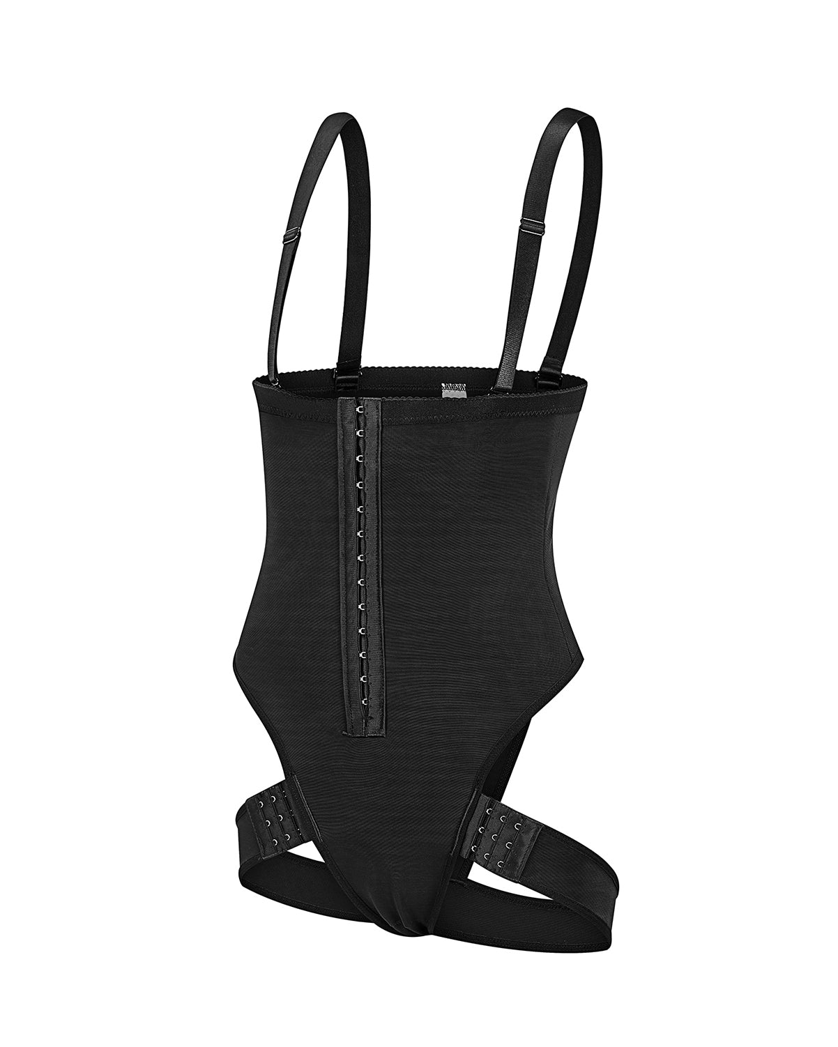 Nylon Mesh Removable Small Strap Body Shaper-Curvy-Faja