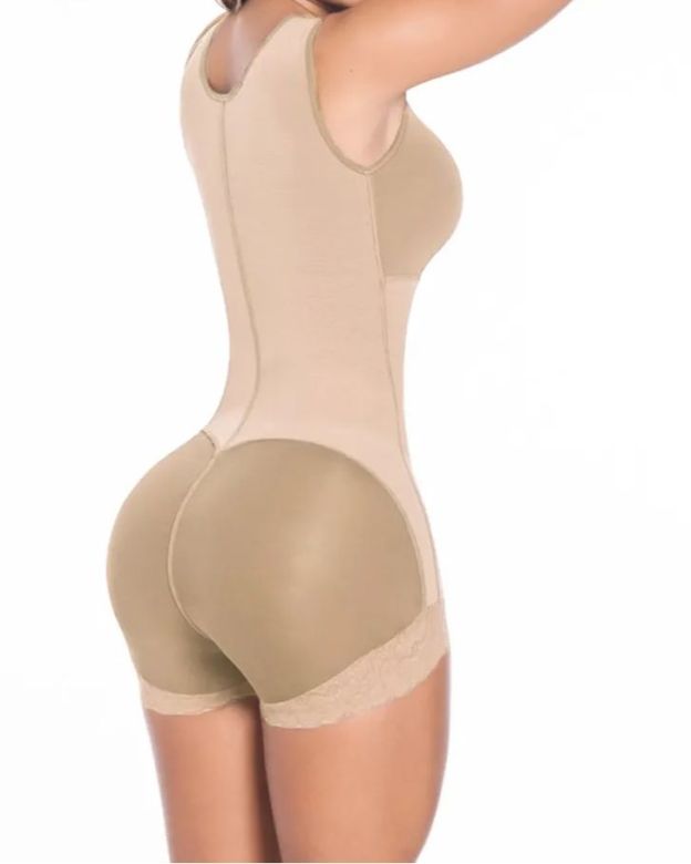 Woman Full Body Shapewear PostpartumTummy Control Shaper Slimming Fajas With Zipper-Curvy-Faja