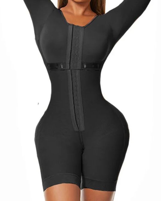 Full Body Shaping Bodysuits for Long Sleeve -curvy-faja