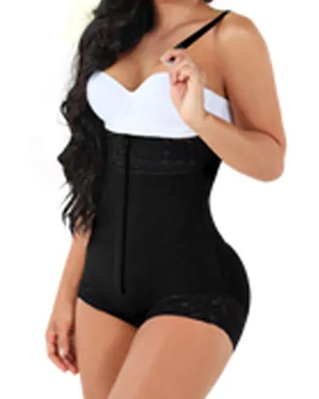 Panty Body Shaper Strapless With Zipper-Curvy-Faja