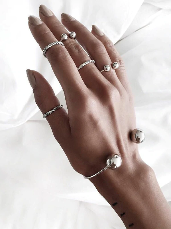 Fashion Vintage Aolly Rings Accessories-Curvy-Faja