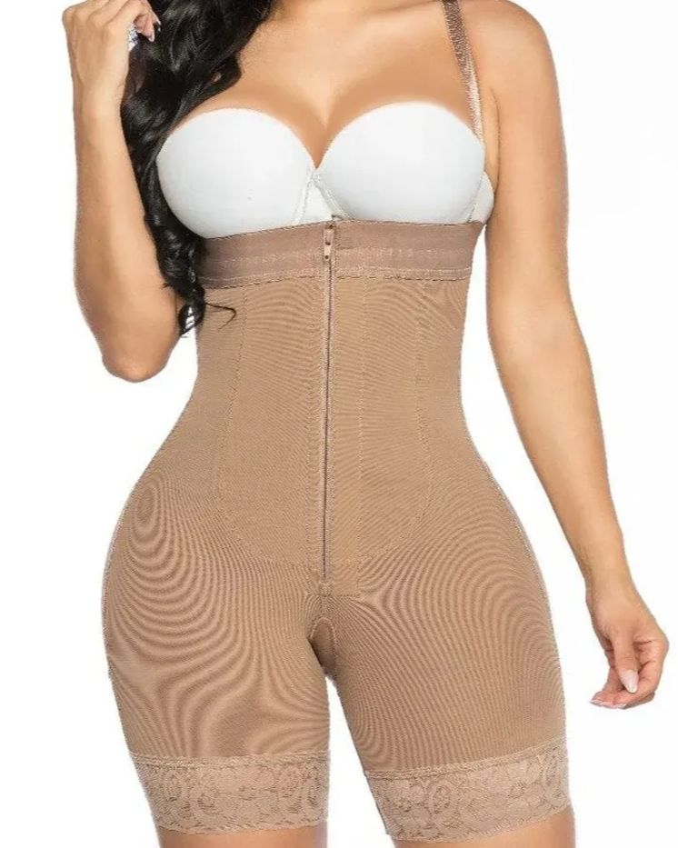 Open Bust Tummy Control Shapewear For Women Postpartum Body Shaper Post Liposuction-Curvy-Faja